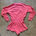 Free People Movement Intercept Romper NWOT Hibiscus Pink Small Photo 4