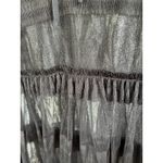 St. John  Couture Sheer Black Metallic Lined  Dress Old Money Yacht Club Steampunk Photo 4