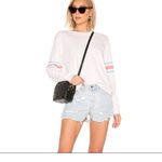 GRLFRND  Helena Distressed Denim Shorts In Color: My Way- Size 24 Photo 2