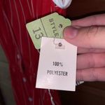 NWT Pin Up Style Red Pinstripe Dress Montgomery Ward Dress Size M Photo 5