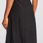 Sandro  Citrine Tie Front Halter Dress Black Photo 1