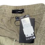 VERO MODA NWT VMLinn Linen Blend Shorts Women’s Small Green Kalamata Drawstring Photo 4