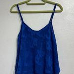 Guess  Blue Satin Cami Blouse Sz S NWT Photo 1