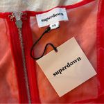 superdown new with tag revolve  katrina red sheer bustier tank top Photo 2