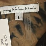 Young Fabulous and Broke NWT Young Broke And Fabulous Tie Dye Button Down Shirt Sz L Photo 7