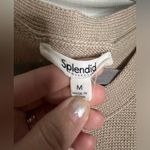 Splendid  Collection Tan Neutral Carmella Cashmere Sleeveless Sweater Vest Photo 5