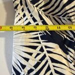 Milly $375  Women's Blue Maxwell Palm Leaf-Print Cap-Sleeve Dress Size 8 Photo 8