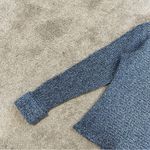 Royal Robbins  Women’s Mock Neck Pullover Knit Sweater Longsleeve Cotton Blue L Photo 4