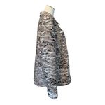 Chico's  Brown White Paisley Patterned Textured Jacket 3 16 XL Photo 4