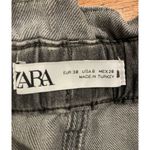 ZARA  Grey Paper Bag High Waisted Jean Size 6 Photo 1