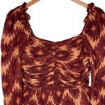 House of Harlow  Women’s Tiered Ruffle Metallic Mini Dress size medium Photo 6