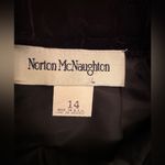 Norton Mcnaughton NWT Vintage Black Velvet Skirt Pencil Size 14  See Pics As Is Photo 2