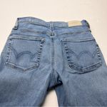 Edwin Pixie 9” Mid Rise Skinny Womens Size 24 Blue Denim Jean Five Pocket Zipper Photo 11