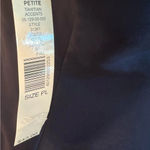 Amanda Smith ‎ pure silk shift dress with matching blouse size 14p/LgP navy blue Photo 11