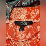 Bebop EUC Blue and Red Floral Paisley Print Romper size XS Photo 7