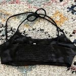 Princess Polly Black Satin Cropped Halter Top 8 Photo 1