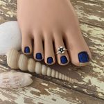 Sterling Silver Flower Toe Ring Oxidized Photo 1