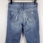 MOTHER The Looker Cut it Out Jean Size 24 Blue Skinny Distressed Casual Denim Photo 6
