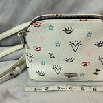 Icing  White Crossbody Bag with Fun Prints Photo 0