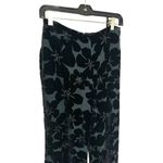 Muse Floral Wide Leg Silk Blend Pants Black Festival Boho Hippie Whimsygoth 6 Photo 2