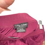 City Chic Wild Pixy Skirt Purple Pink Tulle Ruffle Midi Stretch Plus Size 22 Photo 9