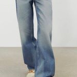 ZARA Gold Buckled Leather Loafers Photo 5