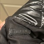 Forever 21 Black Quilted Shoulder Bag with Padded Straps Photo 2