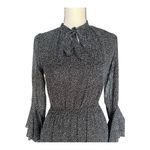 Donna Karan  Black Label Black and White Long Sleeve Dress Size 00 Photo 4