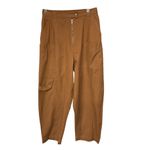 Urban Outfitters Women's High Waist Baggy Wide Leg Cargo Pants Brown Size 8 NWT Photo 2
