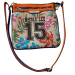 Nicole Lee orange / blue Hawaiian crossbody Photo 0
