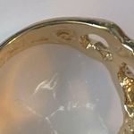 Fancy CZ Cubic Zirconia Gold Cocktail Formal Evening Ring 5.5 Photo 6