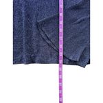ME+EM Women's L Metallic Sparkle Navy Blue Long Sleeve Ribbed Knit Top Sweater Size L Photo 7