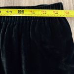 Eileen Fisher  Green Velvet Pull On Crop Pants Women’s Size Medium Photo 3