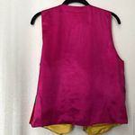 Vintage funky colorful multicolored weird patter. Jacket vest Photo 1