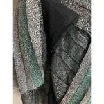 Misha Janelle Green Pleated Metallic Square Neck Sleeveless Midi Dress Size 6 Photo 14