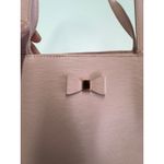 Ted Baker Ted‎ Baker Purse Womens Pink Deannah Bow Leather Tote Shopper Hand Bag Photo 6