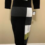 Gabby Skye Colorblock Sweater Dress Photo 7