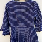 Gilli Womens size small navy and white striped swing dress with pockets … Photo 6