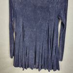 Altar'd State  Womens Dress Size Small Navy Blue Flowy Long Sleeves‎ Pullover Photo 2