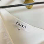 Elliatt Vienna Ruched One-shoulder Gown in White Size X-Small Photo 3