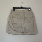 Croft & Barrow Women’s Khaki Cargo Stretch Skort Mini Skirt Size 6 Photo 3