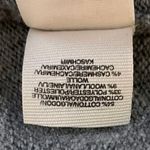 Rachel Roy Gray Gold Cashmere Metallic Striped Crew Neck Pullover Sweater Top S Photo 3