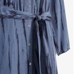 NEW NWT Hatley Blue Navy Long Sleeve Maxi Dress Size M Photo 3