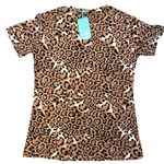 Emme Jordan Women’s Leopard Print Tee Sz XL NWT Photo 3