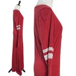 Free People Just Like Heaven Henley Maxi Dress Red Grunge 90s Fall Size Small Photo 7