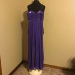 B Darlin ❤️ Purple high low beaded formal dress ❤️ Photo 3