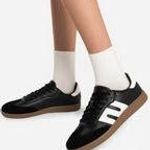 Black Casual Sneaker - Just Fab Photo 0