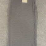 Sabo Skirt NWT SABO‎ skirt size Small Midi/maxi Skirt Gray Knit Rakell Photo 0