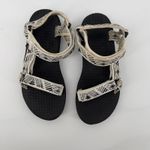 Teva Women 7 Original Universal Sandal White Aztec Adjustable Straps Hiking Photo 2