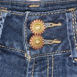 Shicas Jeans gold sequined double button jean shorts Blue Size undefined Photo 3
